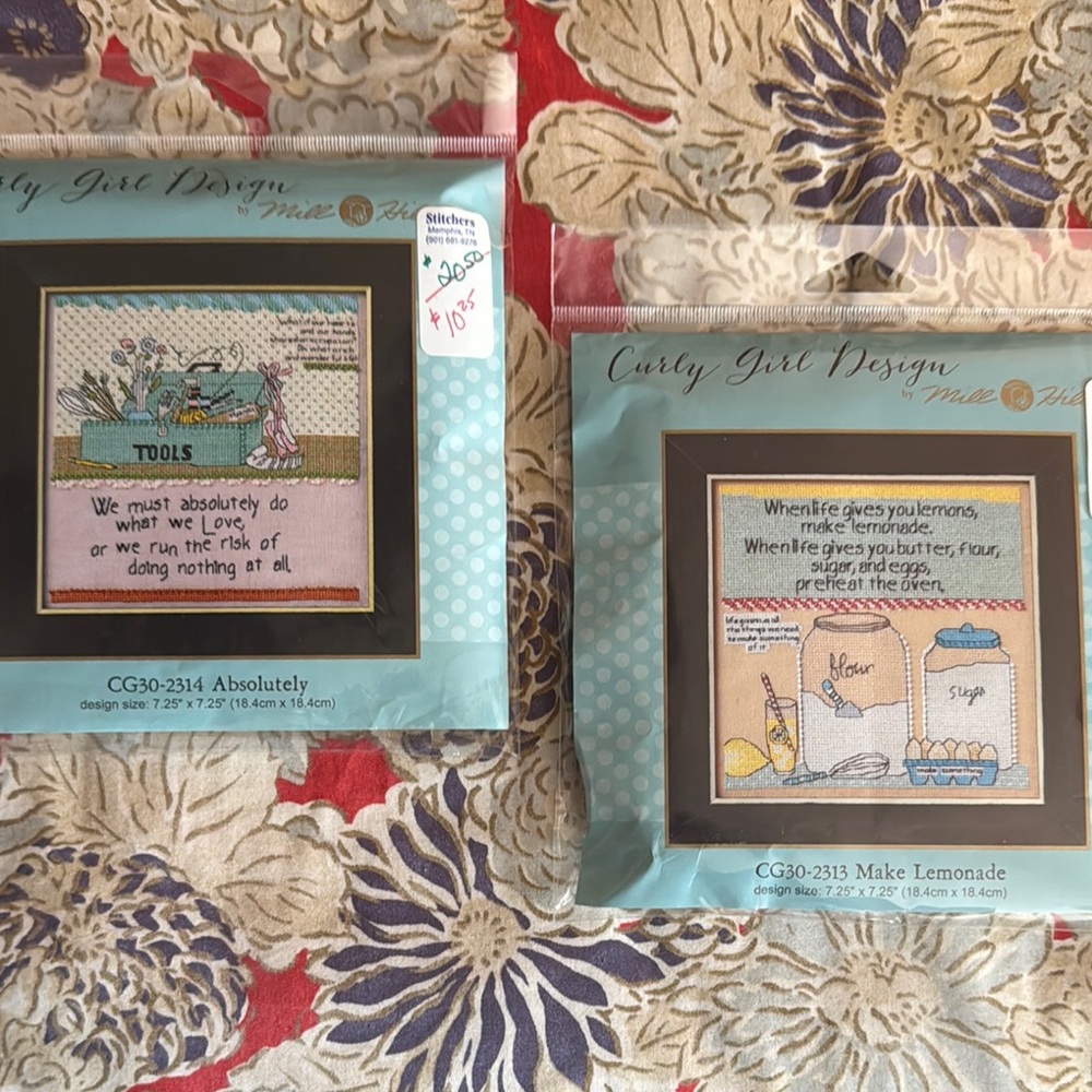 Curly Girl Design Cross Stitch Kits